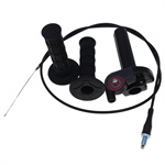 1.3M Cable Visual Twist Throttle Handlebar For Large Off-Road Motorcycles