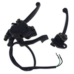 Double Brake Handle with Thumb Oiler ATV All-Aluminum Handlebar Assembly