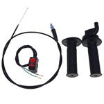 Straight Throttle Cable & Oiler Seat for ATV Off-Road Motorcycle Accessories