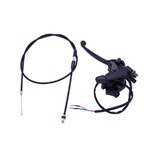All-Aluminum Double Brake Handle with Thumb Oiler & Cable For ATV/Beach Car