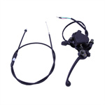 All-Aluminum Double Brake Handle with Thumb Oiler & Cable For ATV/Beach Car