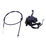 All-Aluminum Double Brake Handle with Thumb Oiler & Cable For ATV/Beach Car