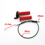 Single Cable Throttle Assembly with 90mm Cable Stroke 11.5CM Off-Road Use