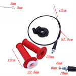 Single Cable Throttle Assembly with 90mm Cable Stroke 11.5CM Off-Road Use