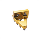 Universal aluminum foot brake pedal for small off-road motorcycles