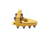 Universal aluminum foot brake pedal for small off-road motorcycles