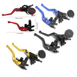 22mm Universal CNC Brake Pump Lever Horn Clutch Assembly for Motorcycle Modification