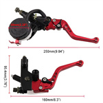 22mm Universal CNC Brake Pump Lever Horn Clutch Assembly for Motorcycle Modification