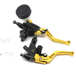 22mm Universal CNC Brake Pump Lever Horn Clutch Assembly for Motorcycle Modification