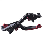 CNC Folding Retractable Handlebar Horn Levers for Off-Road Motorcycles, 2-Color Design