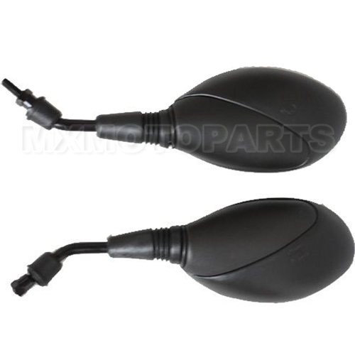 8mm Plastic Mirrors for 50cc-250cc Scooter & Motorcycle - Click Image to Close