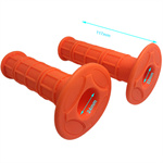 7/8" Universal Motorcycle Grips Hand GripsPit Dirt Bike Motocross(Orange)