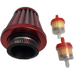 44mm Air Filter Fuel Filters for GY6 50cc Scooter Moped 50cc 110cc 125cc SDG SSR Dirt Pit Bike