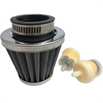 44mm Air Filter Fuel Filters for GY6 50cc Scooter Moped 50cc 110cc 125cc SDG SSR Dirt Pit Bike