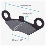 Disc Brake Pads Replacement for 125cc 150cc Chinese ATV