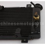 Small Radiator for 200cc-250cc Water-cooled ATV, Dirt Bike & Go