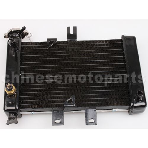 Small Radiator for 200cc-250cc Water-cooled ATV, Dirt Bike & Go - Click Image to Close