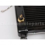 Small Radiator for 200cc-250cc Water-cooled ATV, Dirt Bike & Go