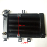 Small Radiator for 200cc-250cc Water-cooled ATV, Dirt Bike & Go