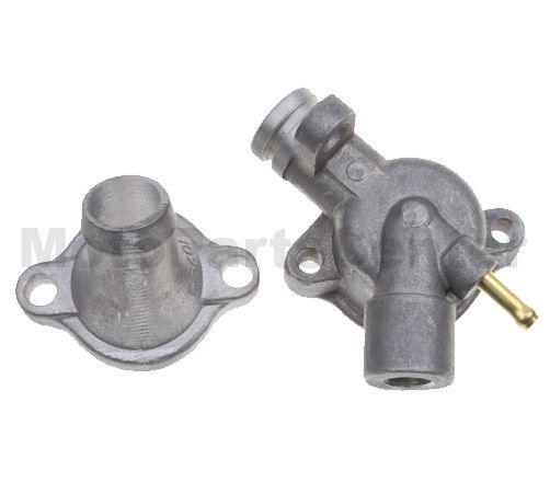 Thermostat Upper & Under Body for CF250cc Water-cooled ATV, Go K - Click Image to Close