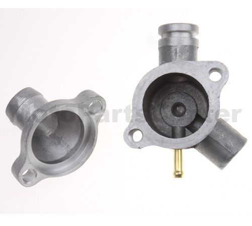 Thermostat Upper & Under Body for CF250cc Water-cooled ATV, Go K - Click Image to Close