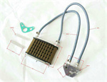Motorcycle Oil Cooler Radiator Modified Accessory for 125/140/150cc ATV