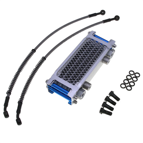 Golden Boy 125cc/140cc Monkey 4-Layer Oil Cooler with Pipe ATV Modification