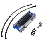 Golden Boy 125cc/140cc Monkey 4-Layer Oil Cooler with Pipe ATV Modification