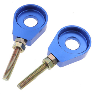 12mm M6 Colorful Rear Wheel Axle Hole Chain Tensioner Adjuster for Pit Dirt Bike ATV