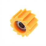 Gear-Shaped Chain Guide Sprocket Tensioner Serrated Roller Wheel for Dirt Pit Bike