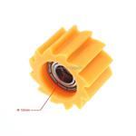 Gear-Shaped Chain Guide Sprocket Tensioner Serrated Roller Wheel for Dirt Pit Bike