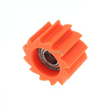 Gear-Shaped Chain Guide Sprocket Tensioner Serrated Roller Wheel for Dirt Pit Bike