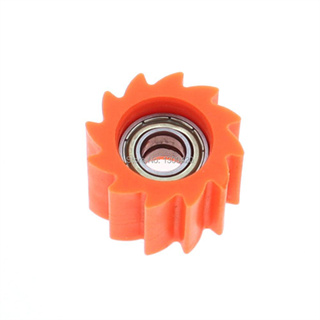 Gear-Shaped Chain Guide Sprocket Tensioner Serrated Roller Wheel for Dirt Pit Bike