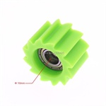 Gear-Shaped Chain Guide Sprocket Tensioner Serrated Roller Wheel for Dirt Pit Bike