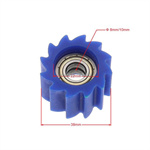 Gear-Shaped Chain Guide Sprocket Tensioner Serrated Roller Wheel for Dirt Pit Bike