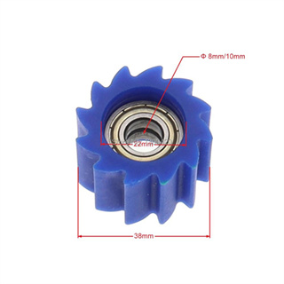 Gear-Shaped Chain Guide Sprocket Tensioner Serrated Roller Wheel for Dirt Pit Bike