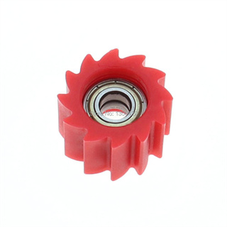 Gear-Shaped Chain Guide Sprocket Tensioner Serrated Roller Wheel for Dirt Pit Bike