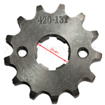 420 13-Tooth 20mm Engine Sprocket for 50cc-125cc ATV, Dirt Bike - Click Image to Close