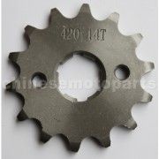 420 14-Tooth 20mm Engine Sprocket for 50cc-125cc ATV, Dirt Bike