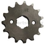 420 15-Tooth 20mm Engine Sprocket for 50cc-125cc ATV, Dirt Bike - Click Image to Close