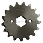 420 17-Tooth 20mm Engine Sprocket for 50cc-125cc ATV, Dirt Bike - Click Image to Close