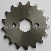 420 17-Tooth 20mm Engine Sprocket for 50cc-125cc ATV, Dirt Bike