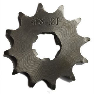 428 12-Tooth 17mm Engine Sprocket for 50cc-250cc ATV, Dirt Bike