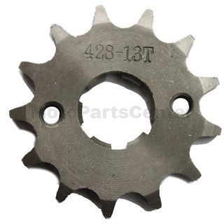 428 13-Tooth 20mm Engine Sprocket for 50cc-250cc ATV, Dirt Bike