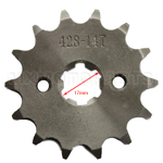 428 14-Tooth 17mm Engine Sprocket for 50cc-250cc ATV, Dirt Bike - Click Image to Close