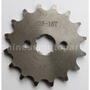 428 16-Tooth 17mm Engine Sprocket for 50cc-250cc ATV, Dirt Bike