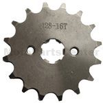 428 16-Tooth 20mm Engine Sprocket for 50cc-250cc ATV, Dirt Bike