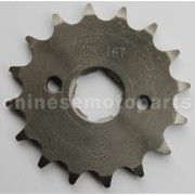 428 16-Tooth 20mm Engine Sprocket for 50cc-250cc ATV, Dirt Bike