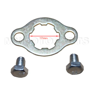 17mm Engine Sprocket Retainer Plate Sets for 50cc-250cc ATV, Dir