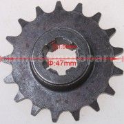 17 Tooth Small Sprocket for 2-stroke Pocket Bike